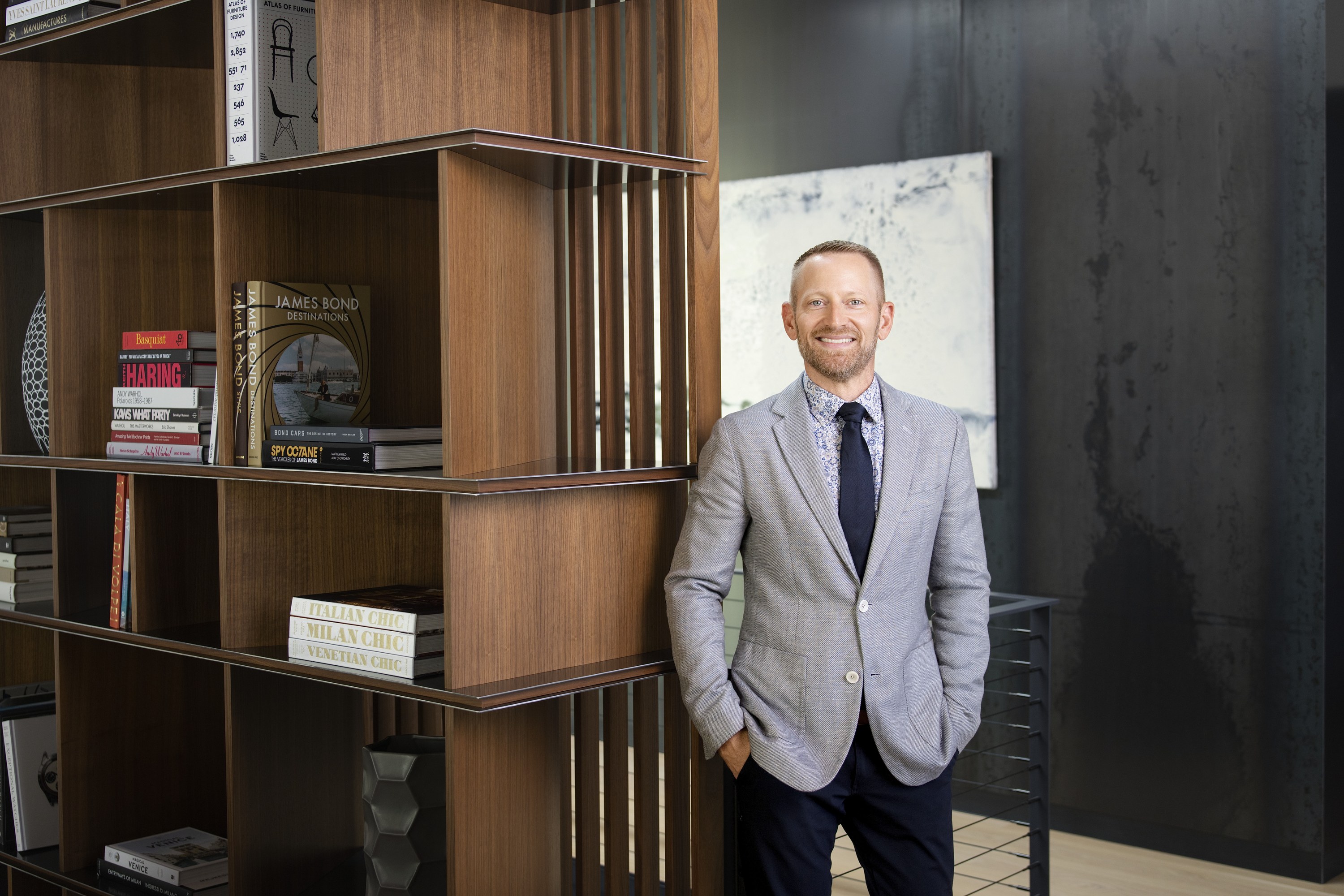 Jeff Ell standing in his office